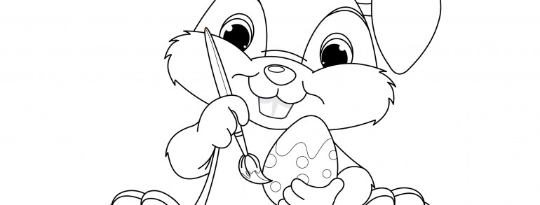 Easter Colouring competition – win a 600g Easter Bunny valued at $36.99